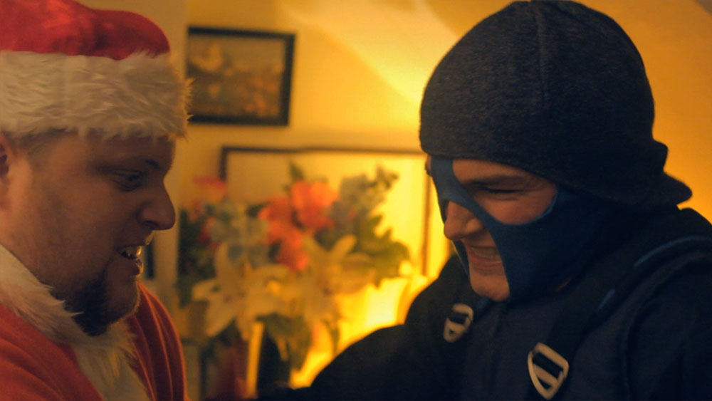 Midnight Blue and Santa Claus