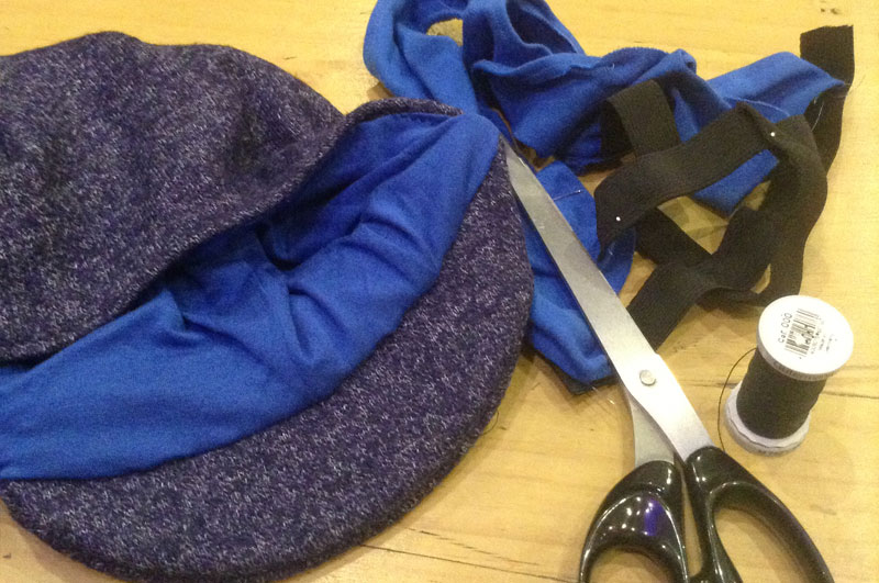 Midnight Blue mask and beanie